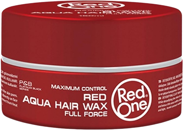 🟥 Cera Red One Roja – Aqua Hair Gel Wax