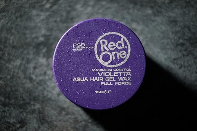 🟣 Cera Red One Morada – Aqua Hair Gel Wax