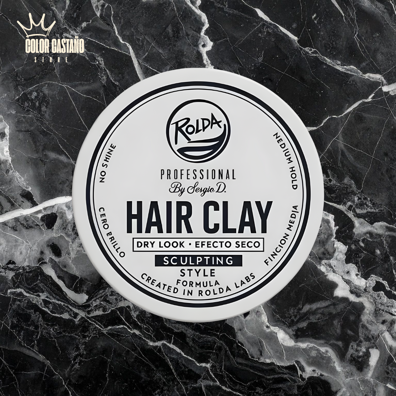 🖤 Rolda Hair Clay – Efecto Seco / Dry Look