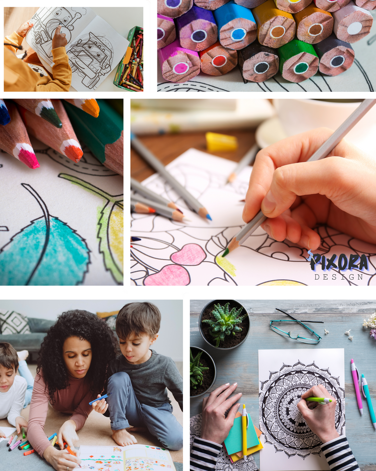Libros creativos para colorear