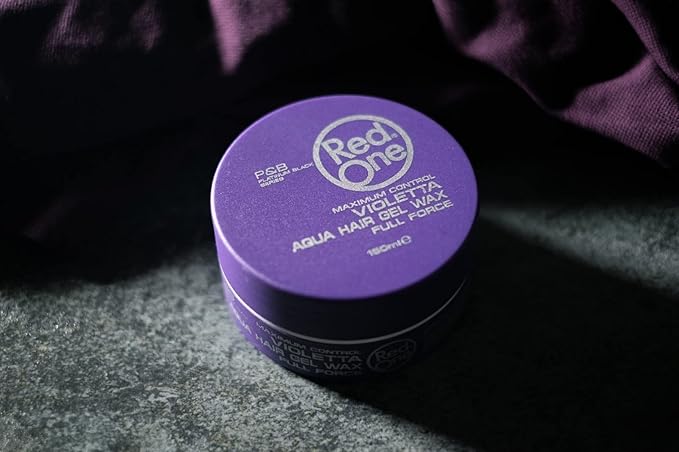 🟣 Cera Red One Morada – Aqua Hair Gel Wax