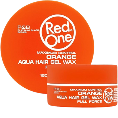 🟠 Cera Red One Naranja – Aqua Hair Gel Wax