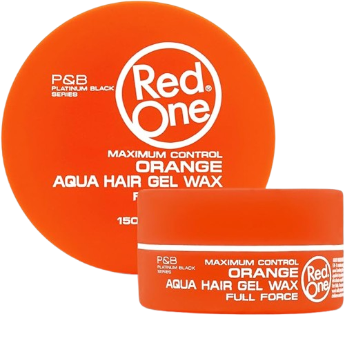 🟠 Cera Red One Naranja – Aqua Hair Gel Wax