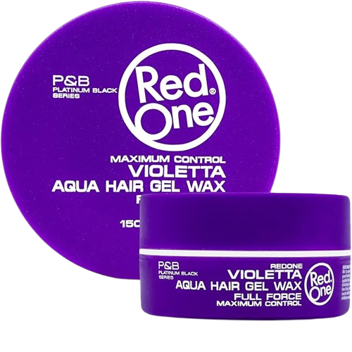 🟣 Cera Red One Morada – Aqua Hair Gel Wax