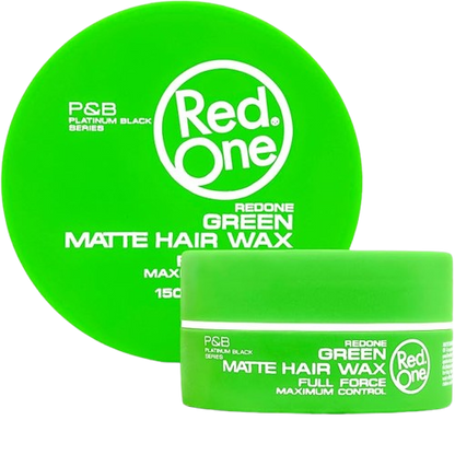 🟢 Cera Red One Verde – Aqua Hair Gel Wax