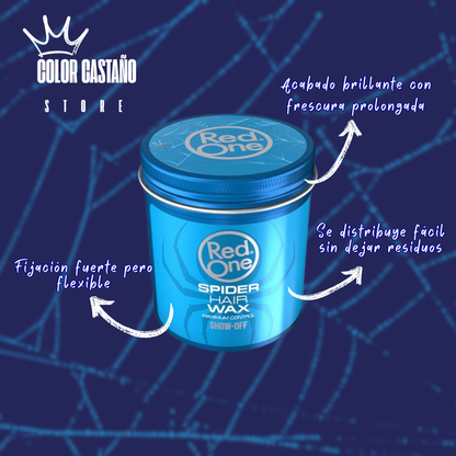 🕷️ 🔵Red One Spider Wax – Blue