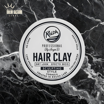 🖤 Rolda Hair Clay – Efecto Seco / Dry Look
